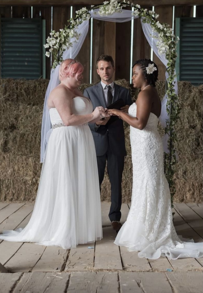 Greg Is an Ordained Minister & Has Officiated Many Wedding Ceremonies, Including One for His Cousin Leslie