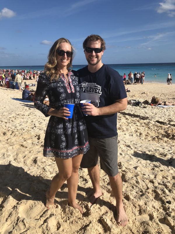 Enjoying a Day at the Beach in Bermuda