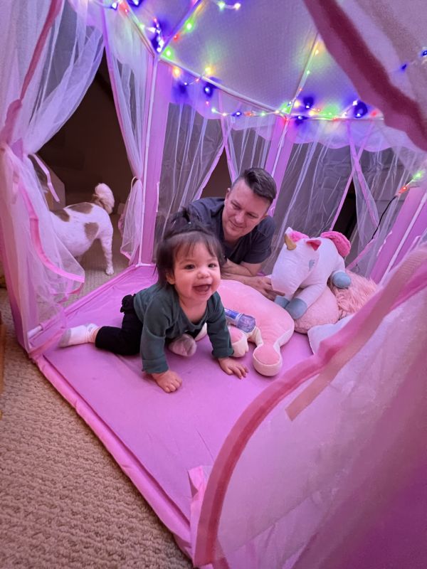 Fun in the Princess Tent