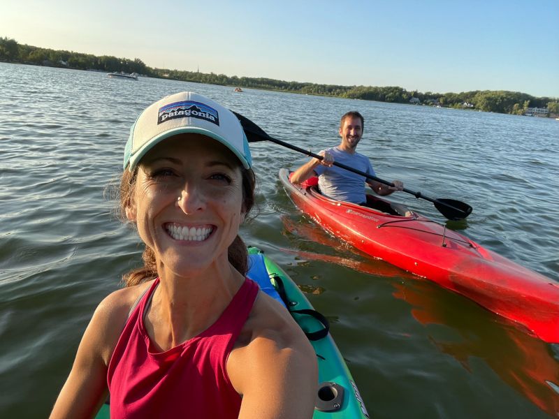 Kayaking on a Local Lake
