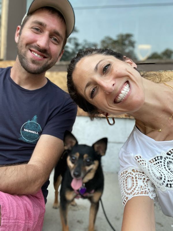 Downtown With Our Dog