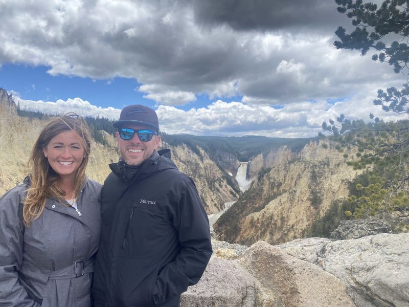 At the Grand Canyon of Yellowstone