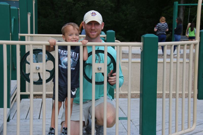 At the Park With Our Nephew