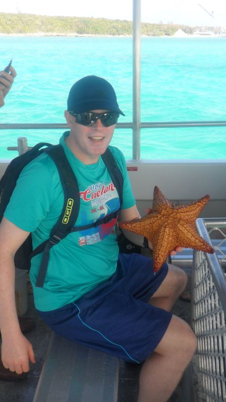 With a Starfish on Vacation