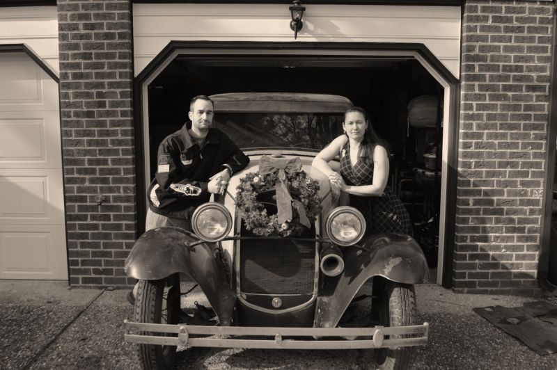 With Christian's 1931 Model A