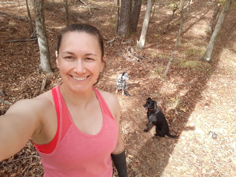 Hiking With Our Dogs, Oliver & Sydnee