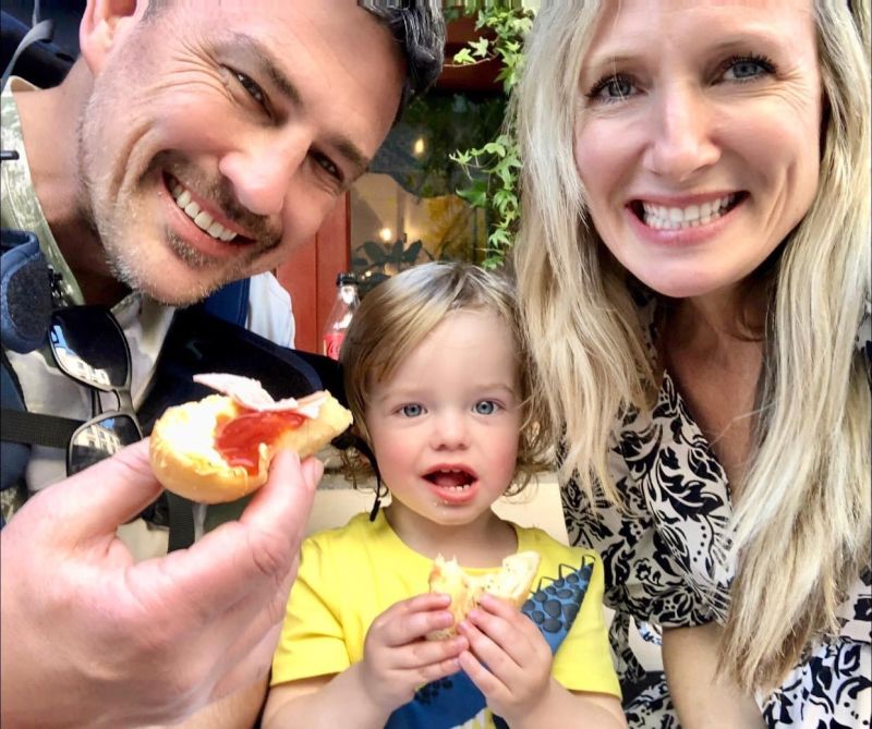 Enjoying Polish Street Food