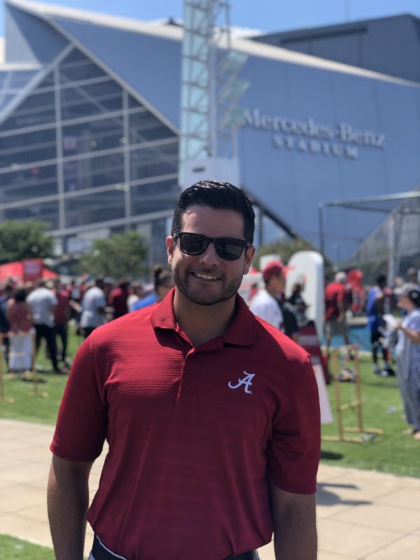 Nik Is an Avid Fan of Alabama Football - Roll Tide!