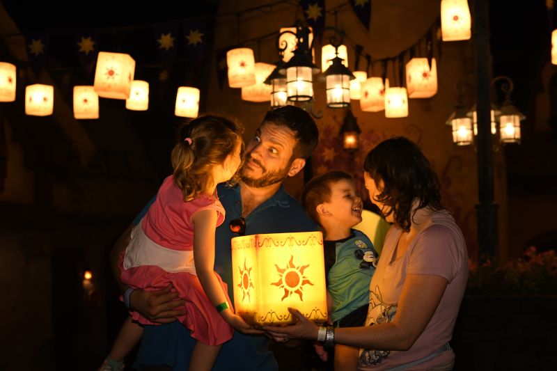 Silly Faces With Our Sky Lanterns