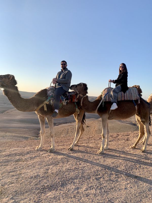 Riding Camels in Morocco