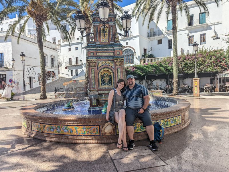 At a Fountain in Spain