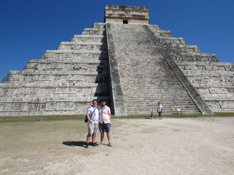 At Chichen Itza in Mexico