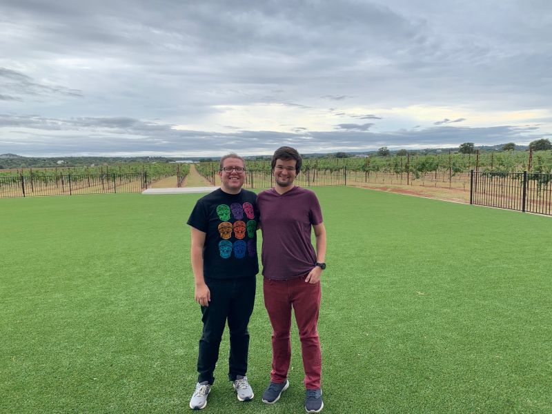 At a Vineyard in Texas Hill Country