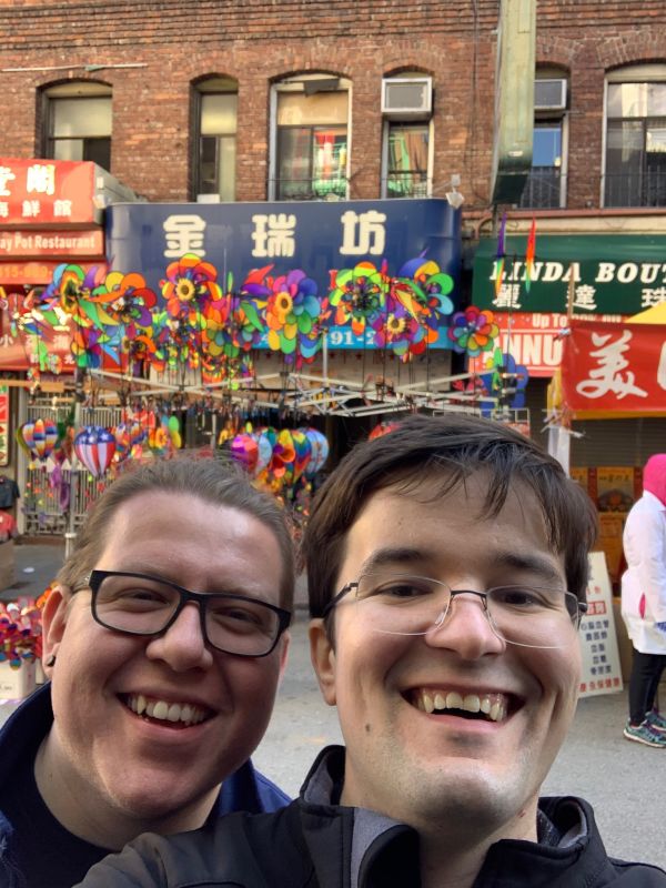 At a Street Festival in San Francisco's Chinatown