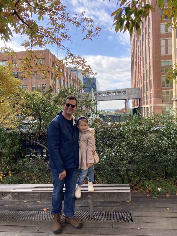 On the Highline in NYC