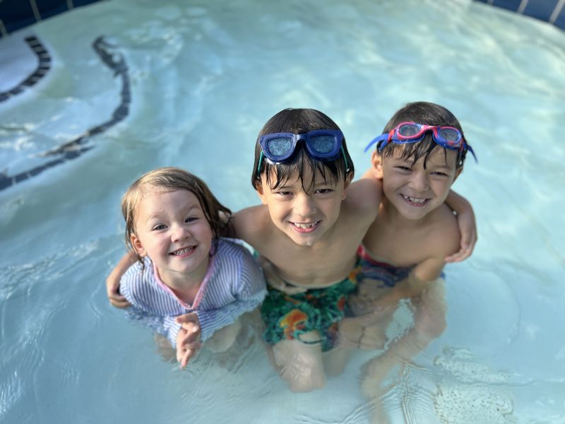 Swimming with Cousins 