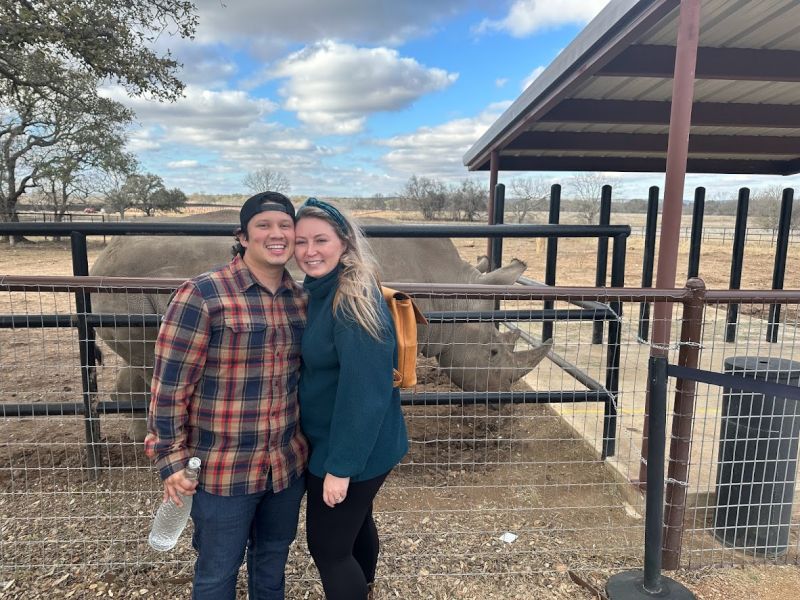 Learning About Rhinos at a Nearby Sanctuary