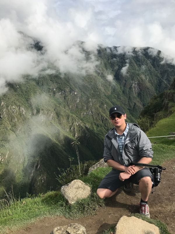 Joseph Hiking Machu Picchu