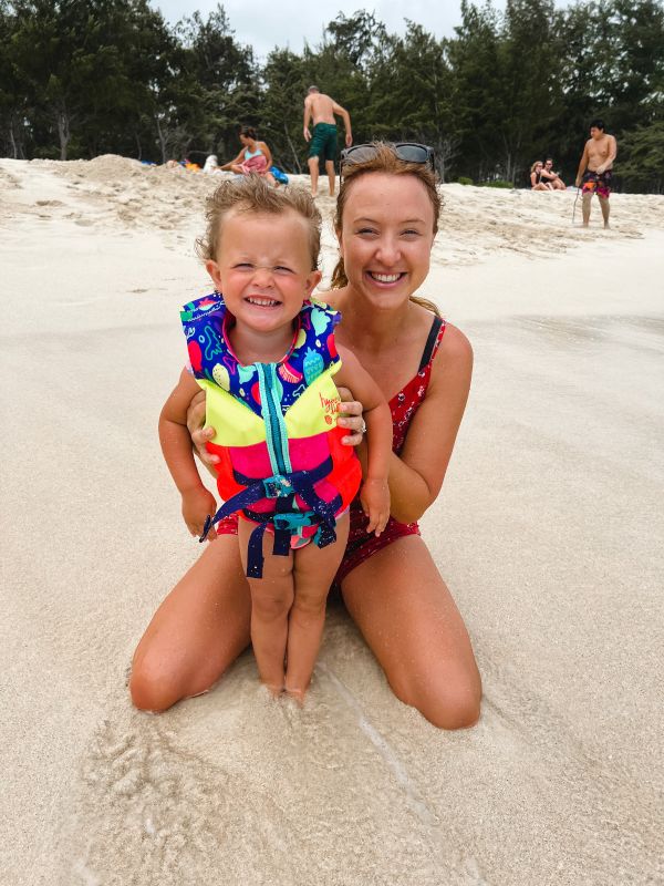 Abigail & Her Niece Nora On The Beach