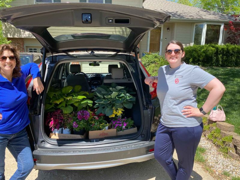 Lauren and Her Mom Shopping for Flowers