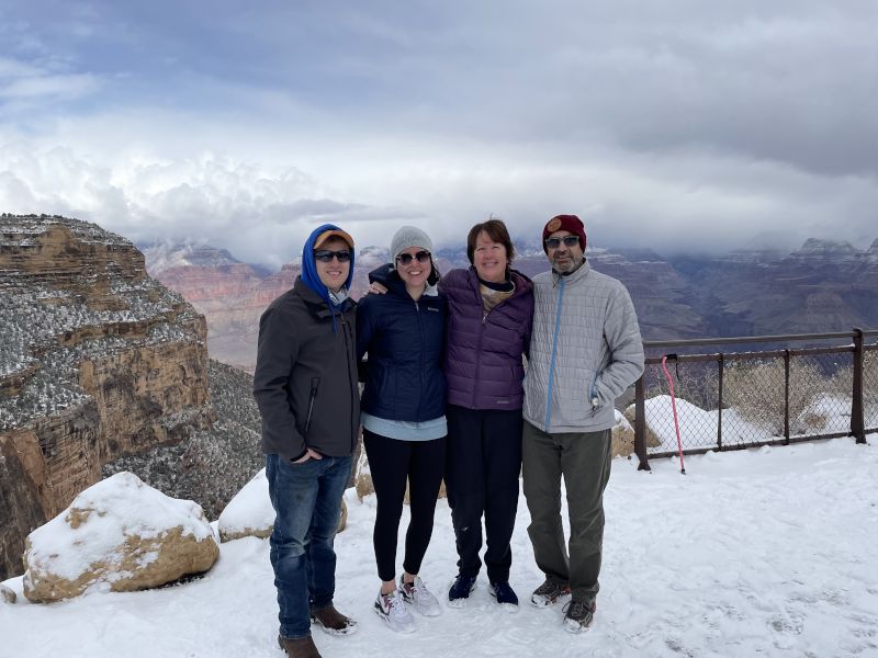Visiting the Grand Canyon with Leah's Parents