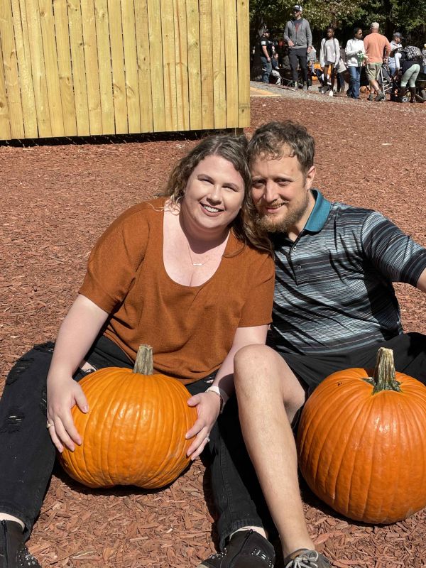 At the Pumpkin Patch 