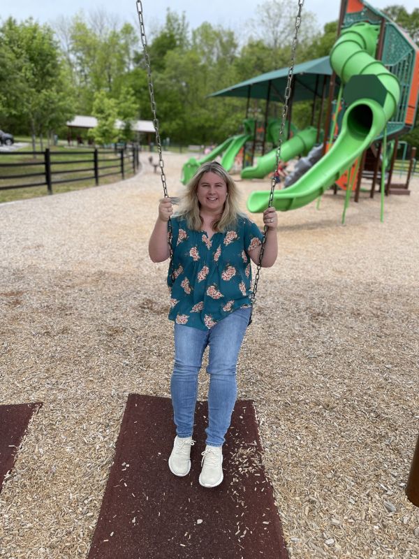 Amanda on the Swing