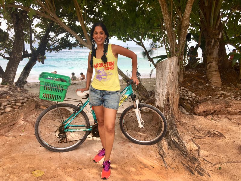 Biking in Seychelles
