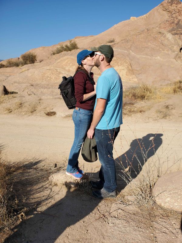 A Kiss on a Hike