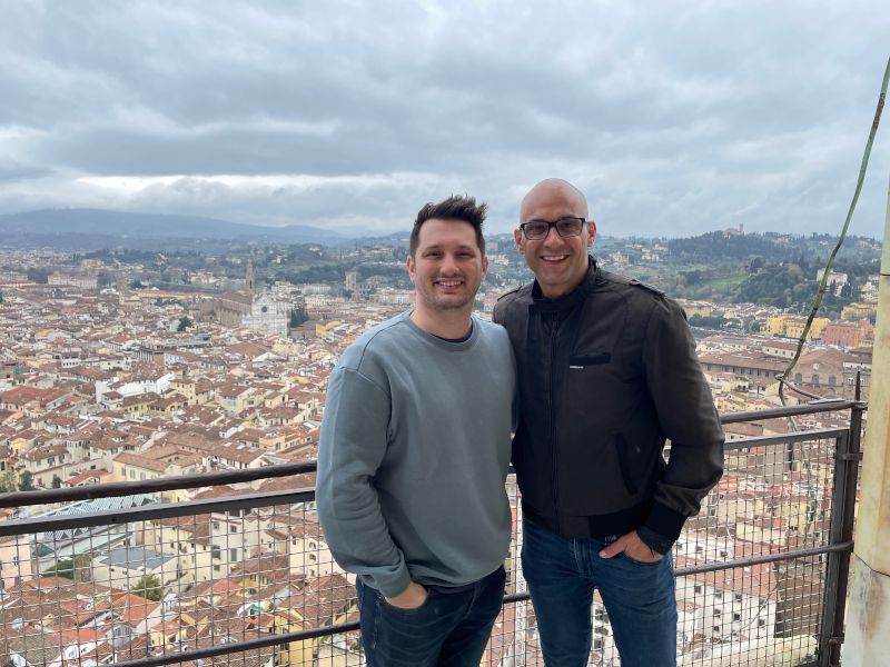 Made It to the Top of the Cathedral in Florence, Italy!
