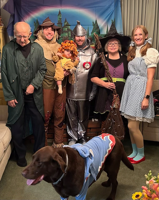 Dressing Up for Halloween - The Wizard of Oz
