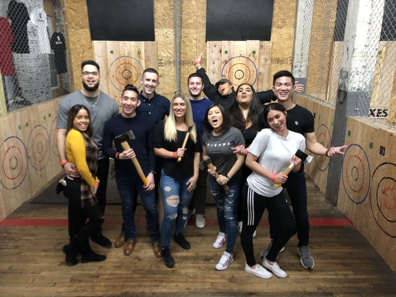 Axe Throwing With Friends