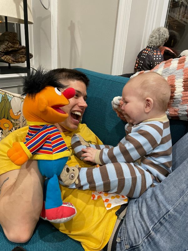 Puppet Play With Silas