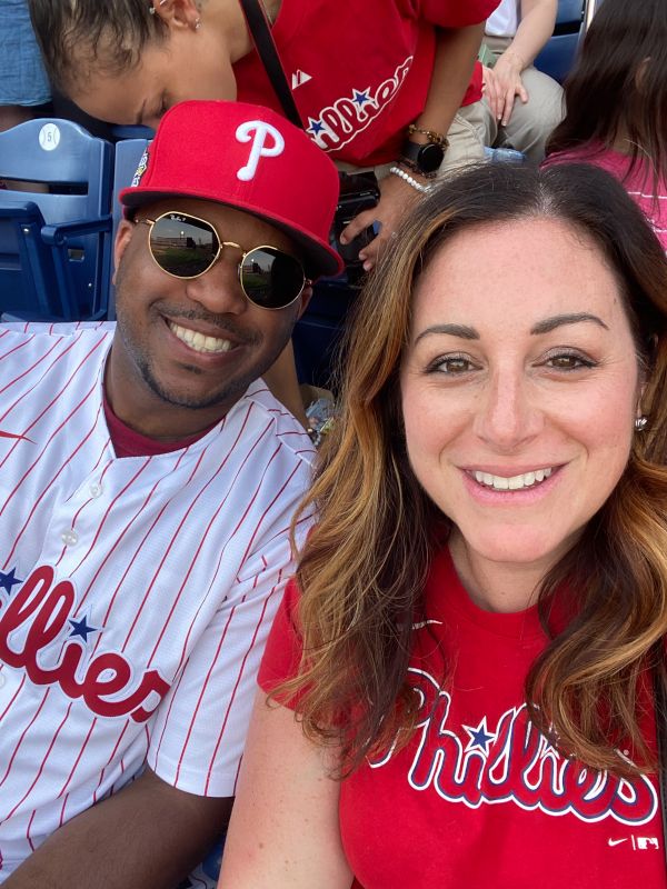 Enjoying a Baseball Game