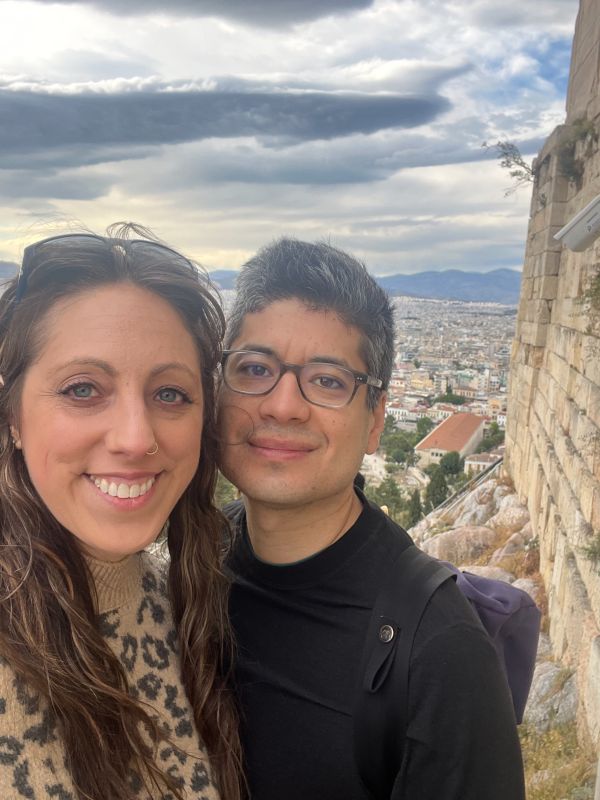 At the Acropolis in Greece