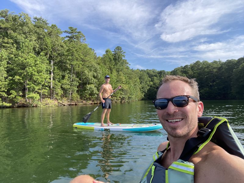 Enjoying Mornings on the Lake