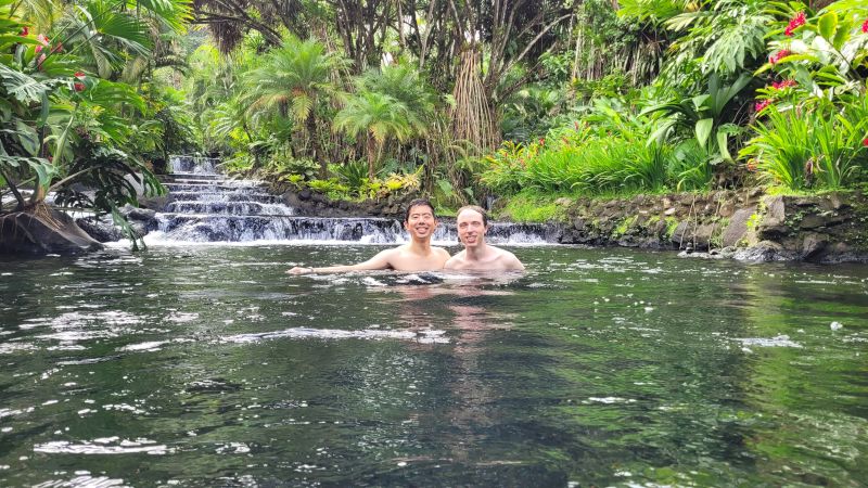 At a Hot Spring in Costa Rica