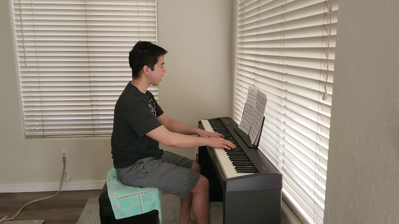 Brandon A Playing Piano