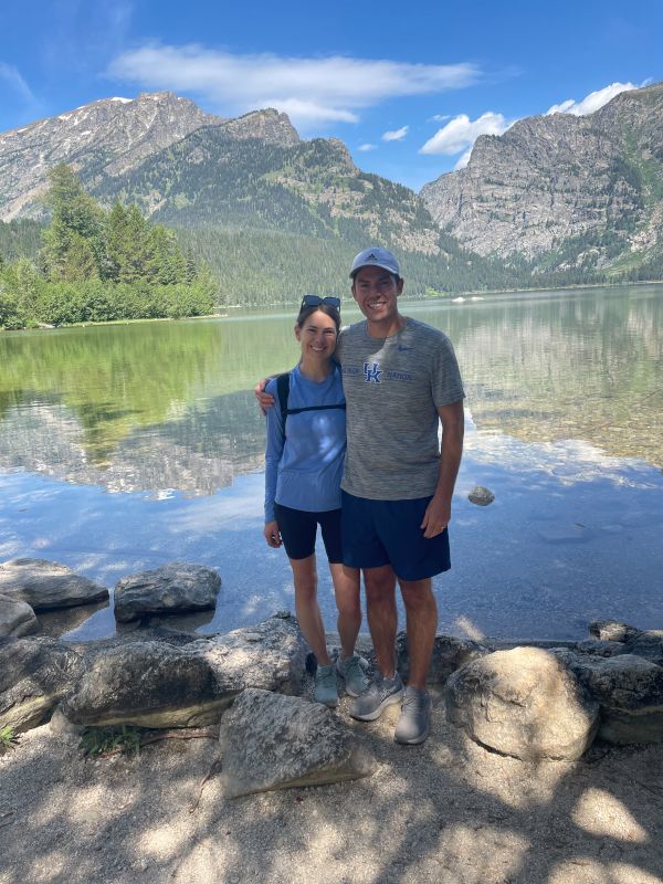 Hiking in the Teton Mountains