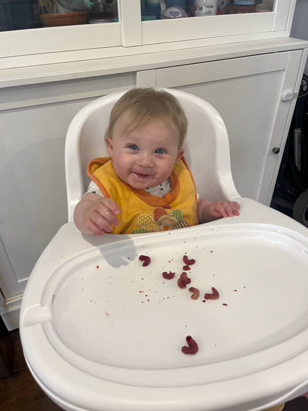 Sabrina Loving Every Bite
