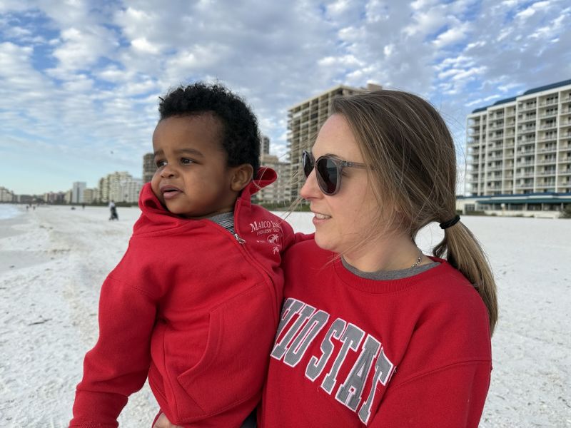Maggie & Drew at the Beach