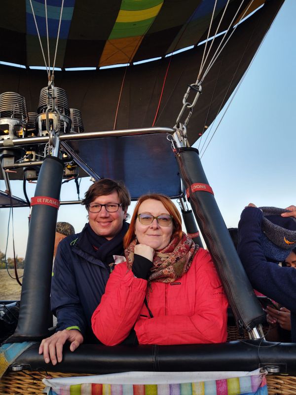 In a Hot Air Balloon