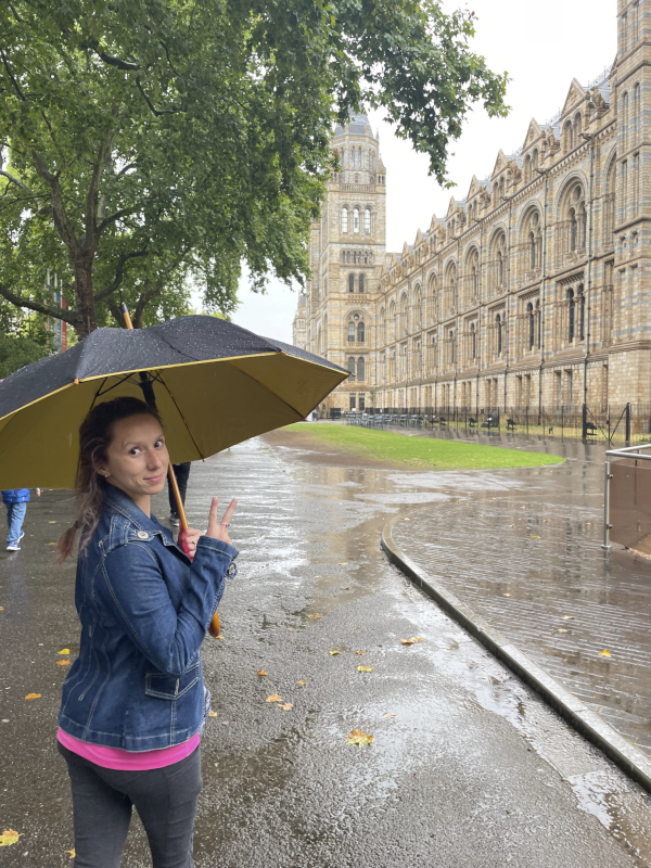 Visiting the Natural History Museum in London