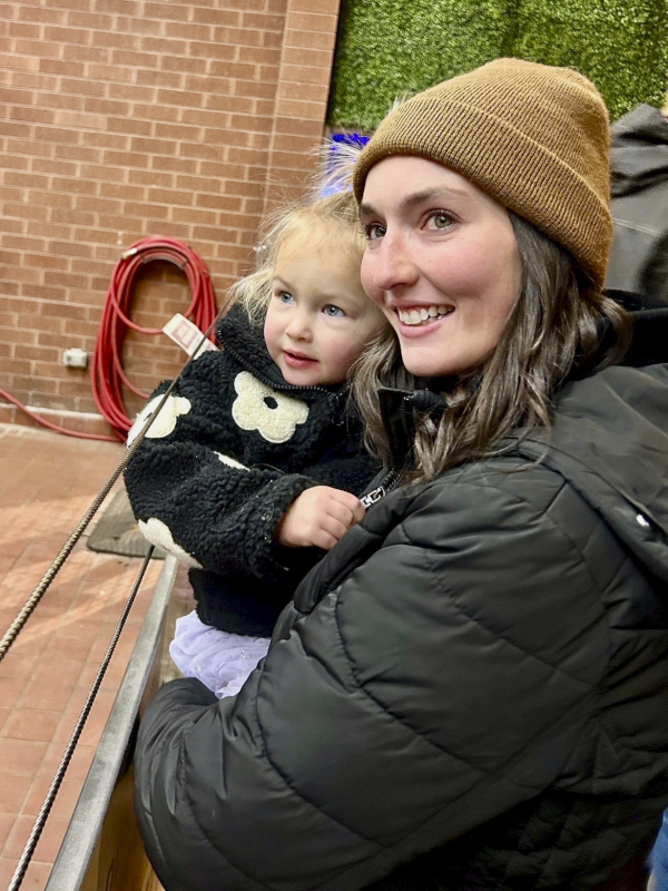 Danielle Taking Our Niece to the Zoo