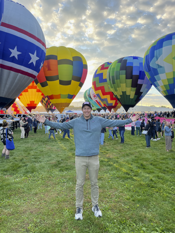 Colby on Our Trip to the Albuquerque Balloon Festival