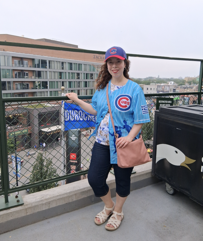 Maria at a Cubs Game