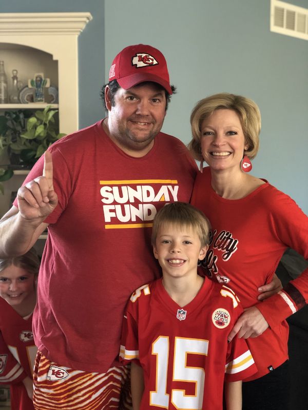 Cheering on the Chiefs