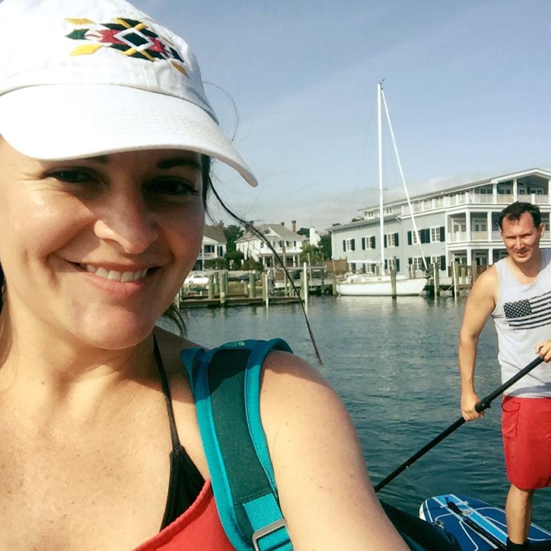 Paddleboarding Near Our Home