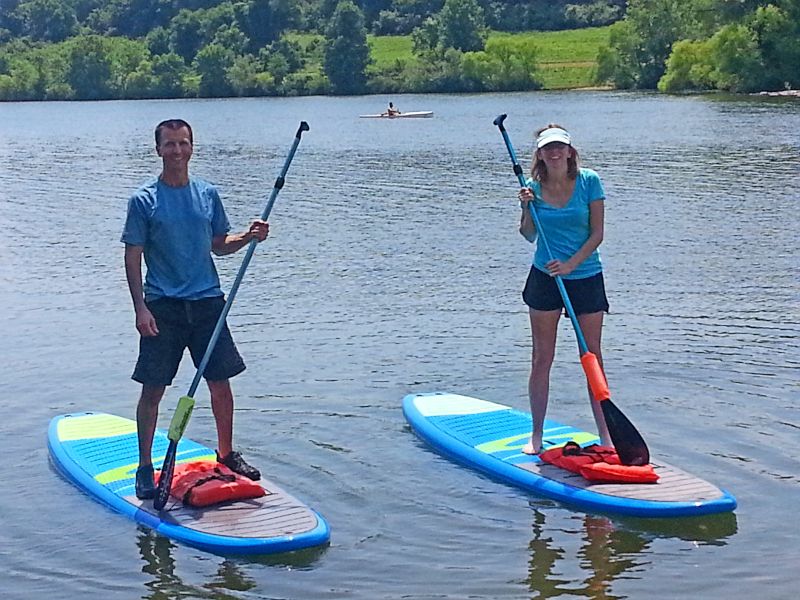 A Beautiful Day to Paddleboard