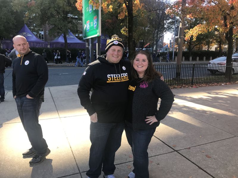 At a Steelers Football Game